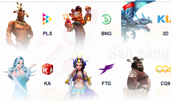 Sảnh games BNG kubet